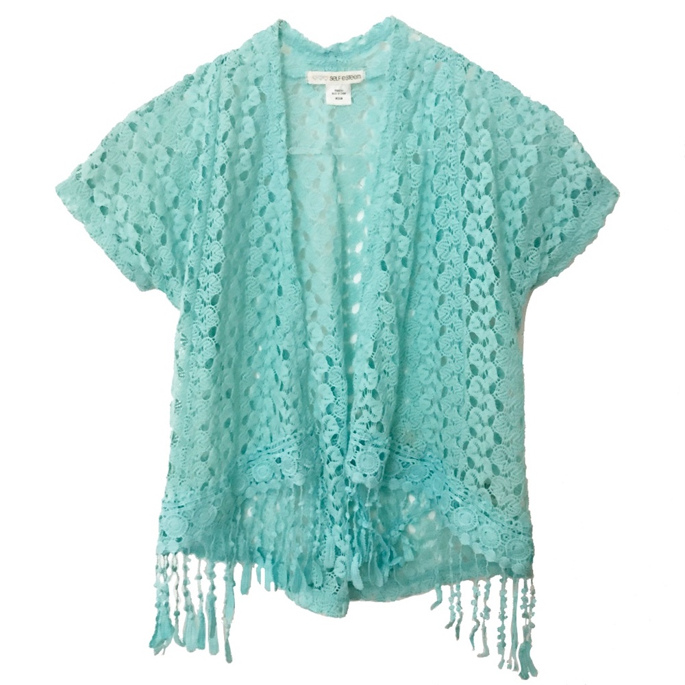 SELF ESTEEM GIRL'S LACY TOP SIZE M